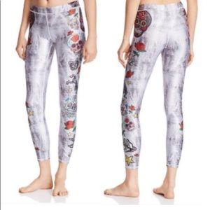 Zara terez skull workout leggings